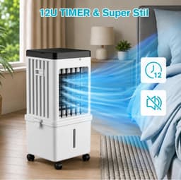 Innovastore Draagbare airconditioner - Waterluchtkoeler - Draagbare Luchtkoeler - Luchtcirculatie - Drie snelheden - 4.4 liter — thumbnail 4