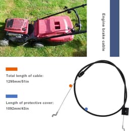 SnelShoppen - Grasmaaier Motor Controle Kabel 181000661/0 Geschikt voor Mountfield 45HP 45PD HP470 SP470 Grasmaaiers 1295mm — thumbnail 2