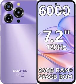 OUKITEL C69 Smartphone 24GB RAM-256GB ROM-7.2 inch HD-6000 mAh batterij-Android15 — thumbnail 1