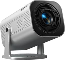 XGODY Gimbal 3Pro Mini Beamer - 2026 Nieuwste Draagbare 4K Android 14 Projector - Smart TV & 4K Support - Smart Beamer met 260 ANSI Lumen - WiFi 6 & Bluetooth 5.4 - Voor iOS en Android - Home Cinema - Zilveren — thumbnail 1