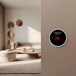 Graffiti Temperatuurdetector - Slimme Wi-Fi Thermometer - Temperatuursensor - Temperatuurregelaar - met Waterdichte Sonde - Wit — thumbnail 5