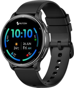 Siltcon® FitTrack Pro GPS - Smartwatch Heren - Smartwatch Dames - Sporthorloge Dames - Horloge Heren - Stappenteller - Hartslagmeter - Saturatiemeter - Belfunctie - 200+ Sportmodi - Kompas - AMOLED - Geschikt voor iOS/Android - Strava - 4 Bandjes — thumbnail 2