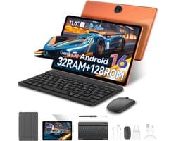Blackview ZENO5 - Tablet - 11 inch - 32GB RAM - 128GB ROM- 8300mAh- Android 16 - Oranje