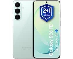 Samsung Galaxy S26 FE - Smartphone - 256GB - Pistachio + 1 jaar extra garantie
