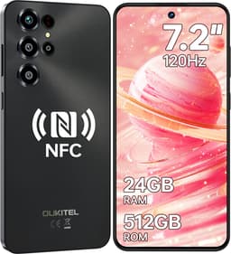 OUKITEL C68 Smartphone 4G-7.2 inch HD-120HZ-24GB RAM-512GB ROM-64MP camera-Android 15-NFC — thumbnail 1