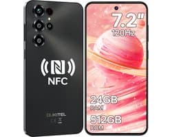 OUKITEL C68 Smartphone 4G-7.2 inch HD-120HZ-24GB RAM-512GB ROM-64MP camera-Android 15-NFC