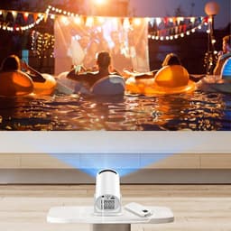 Projector - Draagbaar - WiFi en Bluetooth - 240° Rotatie - Voor Thuisgebruik — thumbnail 2