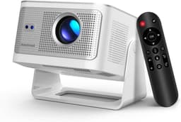 Mini Projector - Wit - Native 1080P - 4K/8K Compatibel - Voor Thuisbioscoop — thumbnail 1