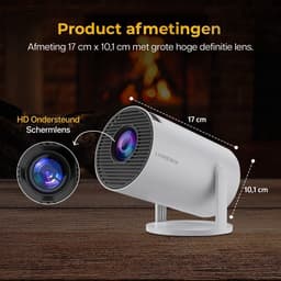 Mini Beamer - Wit - Compact en Draagbaar - Direct Streamen - Voor Thuis en Onderweg — thumbnail 3