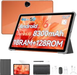 Blackview ZENO5 - Tablet - 11 inch - 32GB RAM - 128GB ROM- 8300mAh- Android 16 - Oranje — thumbnail 1