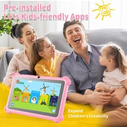 SnelShoppen - Kids Tablet met Case - Android Tablet voor Kinderen - 2GB RAM, 32GB ROM, 256GB Expandable - WiFi, Bluetooth, Type-C - Kindveilige Tablet — thumbnail 3