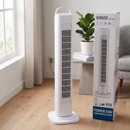 Kinzo Pro® Toren Ventilator 82CM | 3 Snelheden | Oscillerend - Krachtig en stil | Staand Torenventilator — thumbnail 1