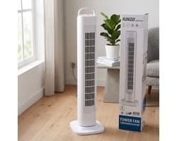 Kinzo Pro® Toren Ventilator 82CM | 3 Snelheden | Oscillerend - Krachtig en stil | Staand Torenventilator — afbeelding 1