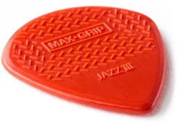 Dunlop Max Grip Nylon Jazz III Plectrum 6-Pack rood - Plectra — thumbnail 5