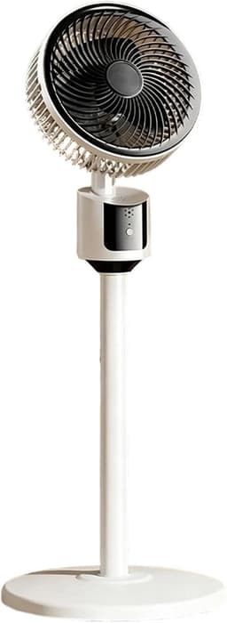 Vloerventilator Stil 30 dB met 3 Snelheden – USB Draagbaar – Luchtstroom tot 5 Meter – Wit — thumbnail 1