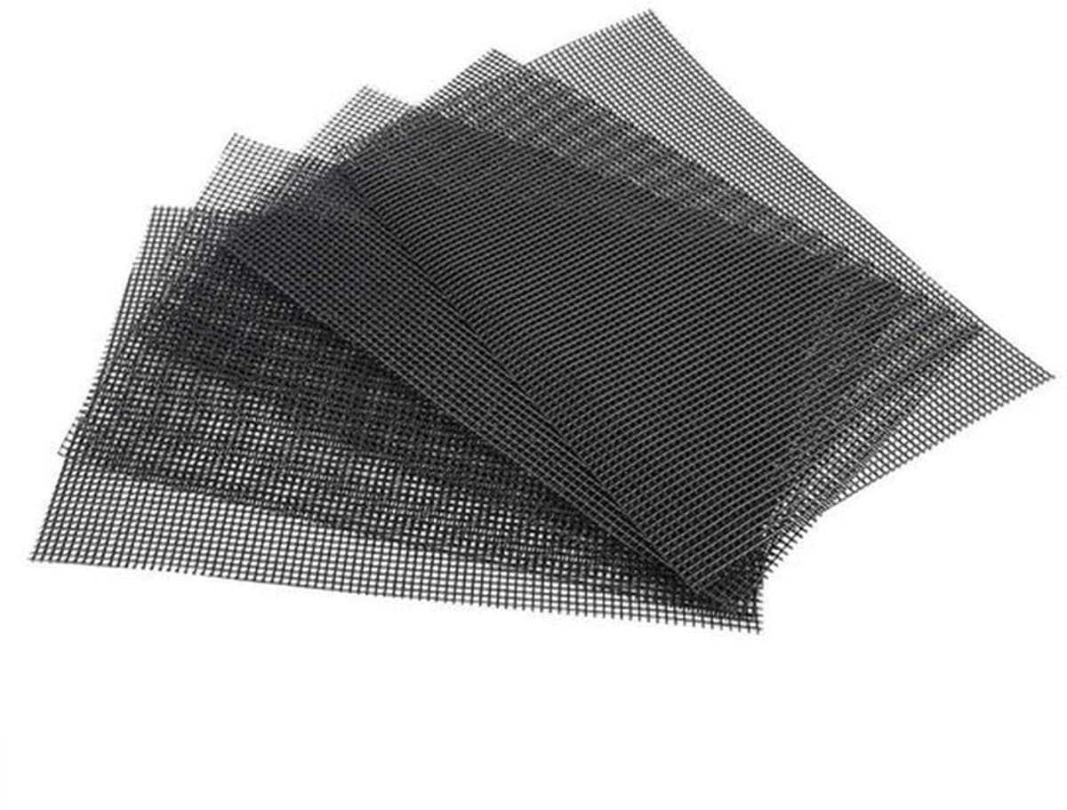 5 stuks bloempotgatgaasmatten, zwart, plastic, bonsaibodemafvoergaas, hekwerk, vierkant, 30x10cm/30x20cm (30 * 20cm) — afbeelding 1