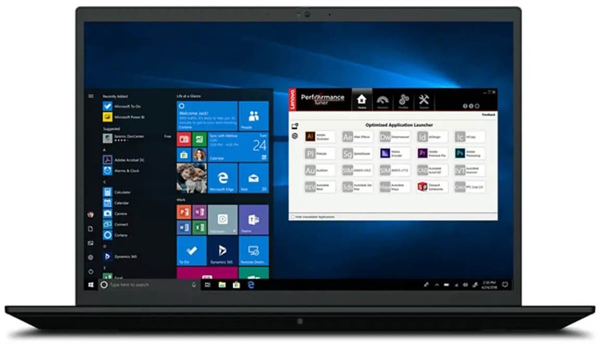 Lenovo ThinkPad P1 Gen 4 | Intel Core i7 | NVIDIA T1200 | 40.6 (16″) | 2000 GB SSD | 16 GB DDR4 | ND | WiFi | Windows 11 Pro — afbeelding 1