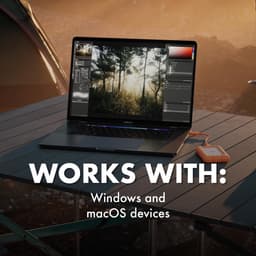 Externe Harde Schijf - Portable Opslag Mobiele Schijf - Bestanden Opslaan - Schok- en drukbestendig - 130 MB/s - Oranje — thumbnail 3