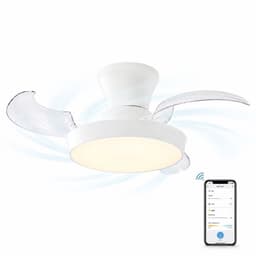 Evolar Smart Plafondventilator met Verlichting en WiFi - 71 cm - Stille Plafondlamp met Ventilator - Dimbaar Warm Wit Licht (LED) - EVO-CF3050WWW — thumbnail 1