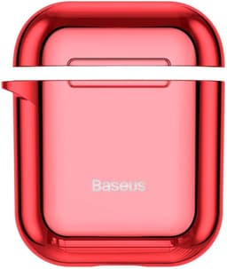 Baseus Shiny AirPods 1 / 2 Case Hoesje - Rood — thumbnail 2
