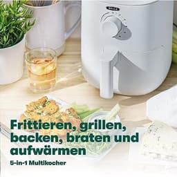 Handmatige Heteluchtfriteuse - Olievrij Frituren met Vaatwasmachinebestendige Anti-aanbakpan — thumbnail 3