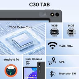 10,1 inch Android Tablet met 10GB RAM, 64GB Opslag en Uitbreidbaar Geheugen — thumbnail 3