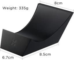 Luxe Hoofdtelefoonstandaard voor High-End Over-Ear Koptelefoons - Elegant Zwart — thumbnail 2