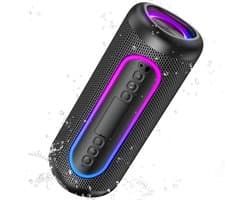 Draadloze Bluetooth Speaker met Krachtig Geluid, 30 Uur Speeltijd en IPX5 Waterdichtheid