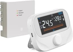 Slimme Wifi Radiatorknop Thermostaat met App Bediening en Programmeerbare Schema's — thumbnail 1