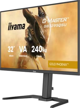 iiyama G-Master GB3295QSU-B1 Gold Phoenix - 32 inch - QHD - VA - 240 Hz - Verstelbaar - HDMI 2.1 - HDR 400 — thumbnail 1