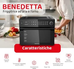 Digitale Heteluchtfriteuse van 30L met Dubbele Functie en 18 Programma's — thumbnail 6
