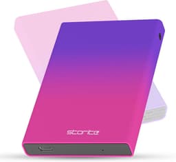Draagbare externe harde schijf 1 TB USB 3.0 met led-display - Compact voor PS5, PC, Mac, en laptop — thumbnail 1