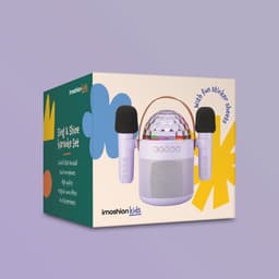 imoshion Sing & Shine Karaoke Set - Met Bluetooth Speaker, Microfoons en Discolamp - Karaokeset voor Volwassenen en Kinderen — thumbnail 2