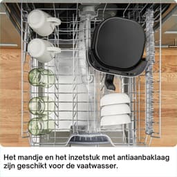AMA® Mini Airfryer - Airfryer - Heteluchtfriteuse - Anti-Aanbaklaag - Grijs — thumbnail 7