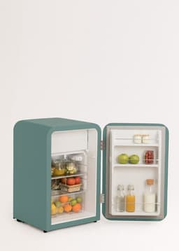CREATE - Koelkast in retrostijl - Sage - Handvat Zand - FRIDGE RETRO 107L — thumbnail 7