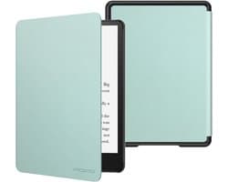 Lichte Huls Cover voor 6.8" Kindle Paperwhite (11e Generatie-2021) met Auto Wake/Sleep Functie, Agave Groen