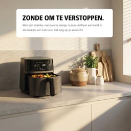 Brabantia Airfryer XXL - 5.7 liter - Digitaal Touchscreen - 10 Kookprogramma's - Tot 5 Personen - PFAS-Vrij - 80ºC tot 200ºC - 1700 Watt - BBEK1136 — thumbnail 12