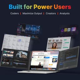 Mobile Pixels Trio 3 Pro - Portable Monitor - Dual 14.1" Display - QHD - 60hz - Draagbaar Beeldscherm - Draagbare Monitoren — thumbnail 4