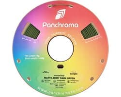 Polymaker CA04010 Panchroma™ Matte PolyTerra Filament PLA kunststof Mat, Gering kunststofgehalte 1.75 mm 1000 g Army Dark Green,