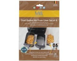 NoStik Airfryer liner set a 4 stuks