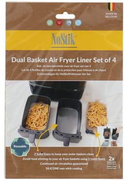 NoStik Airfryer liner set a 4 stuks — thumbnail 1
