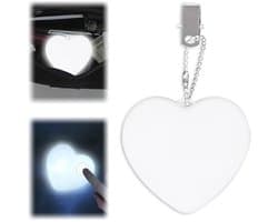 Hartvormige Led-zaklamp met Sensor - Automatisch Aan- en Uitschakelend Handtaslicht