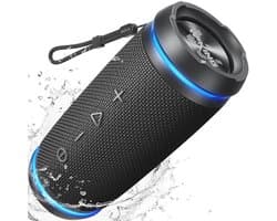 Draadloze Bluetooth-luidspreker 36W PEAK met IPX6 waterdichtheid en 24 uur speeltijd