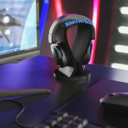 Gepersonaliseerde hoofdtelefoonhouder | Stijlvolle headsetstandaard voor bureau | Ruimtebesparend en uniek — thumbnail 5