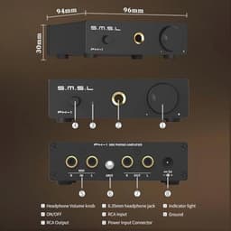 Hoogwaardig MM-telefoonversterker voor zuiver geluid - 46dB SNR, 84dB THD+N — thumbnail 5