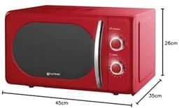 Magnetron 20 liter met Vintage Design en 5 Kookstanden - 700 W — thumbnail 2