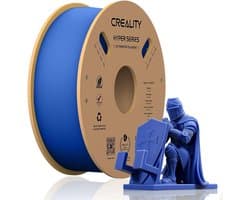 Creality Hyper PLA Filament - Blauw - 1,75 mm - 1 kg - 3D-printerfilament voor Snel Printen - Kluwenvrij - Sterke Hechting & Uitstekende Overhangprestaties - 3D Printer Filament Blue - Dimensionale nauwkeurigheid ±0,03 mm