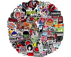 IMPERATORIS® 204 unieke punk rock stickers Scrapbook Stickers voor Bullet/Bujo/Junk Journal - Planner/Laptop/Telefoon/Agenda Sticker - Voor Volwassenen en Kinderen