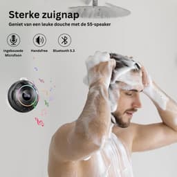 White-Label® Douche Speaker - Draagbare Radio - Bluetooth - Waterdicht — thumbnail 2