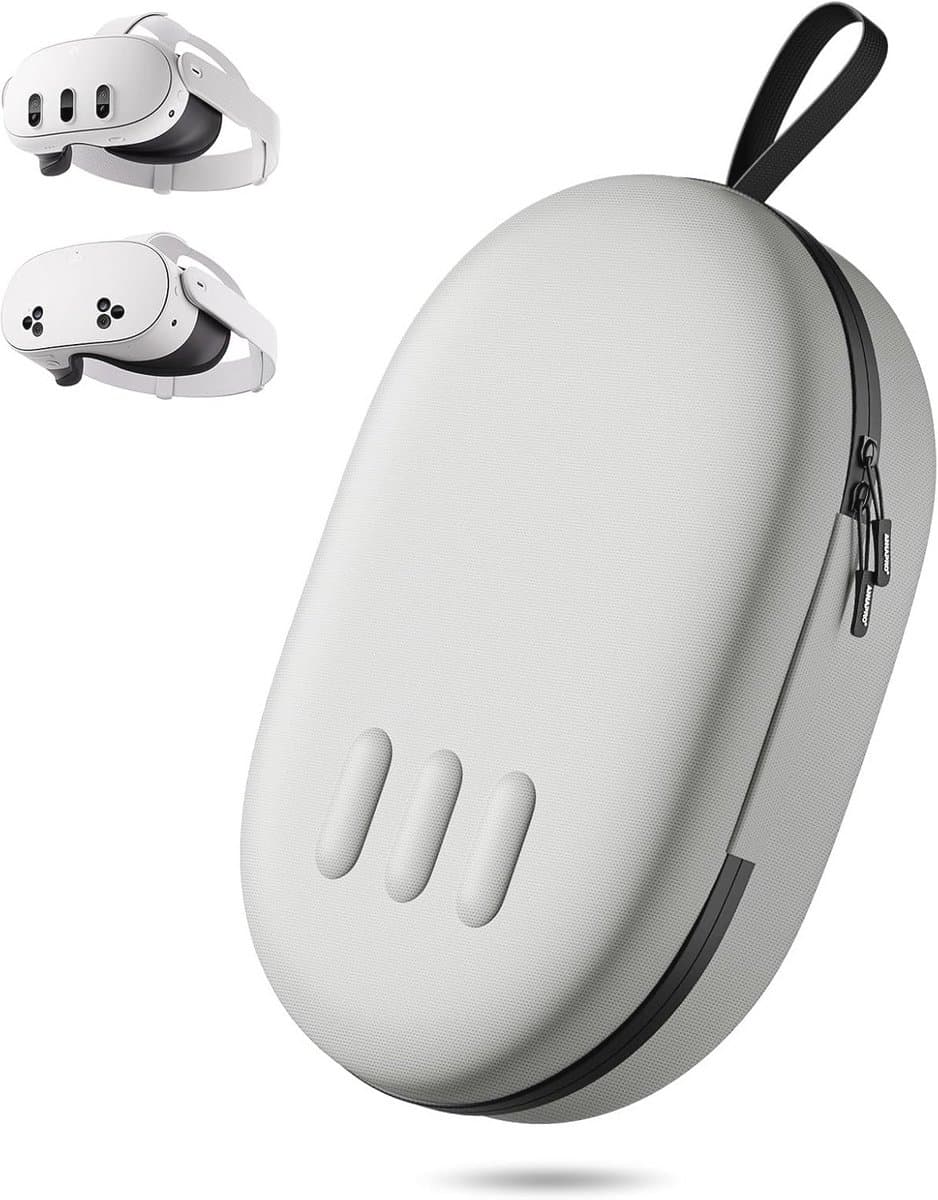 Harde case tas voor Meta Quest 3 headset en accessoires - perfect voor reizen — afbeelding 1